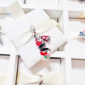 925 Sterling Silver Russian Doll Matryoshka Dangle Charm Fits Pandora Bracelets